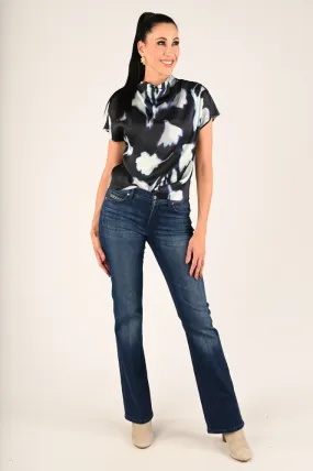 -Cambio Jeans Dark blue denim  
