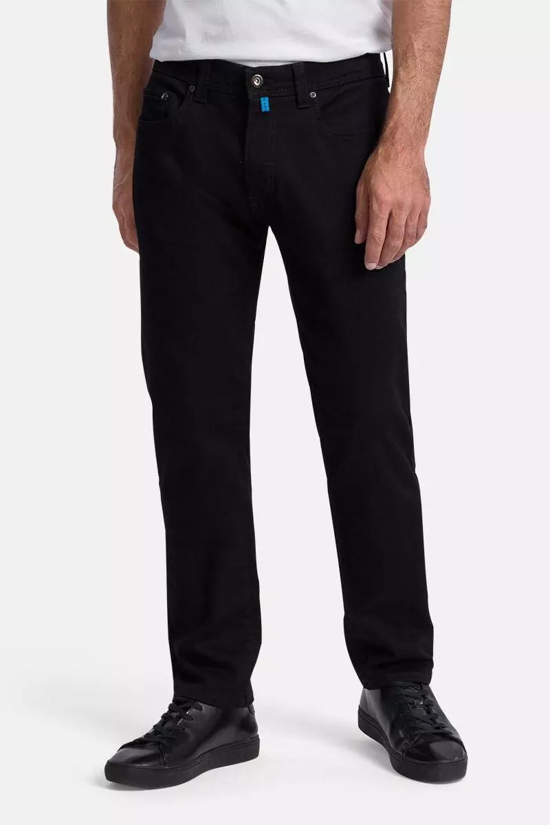 PIERRE CARDIN JEANS FUTURE FLEX ZWART LYON TAPERED