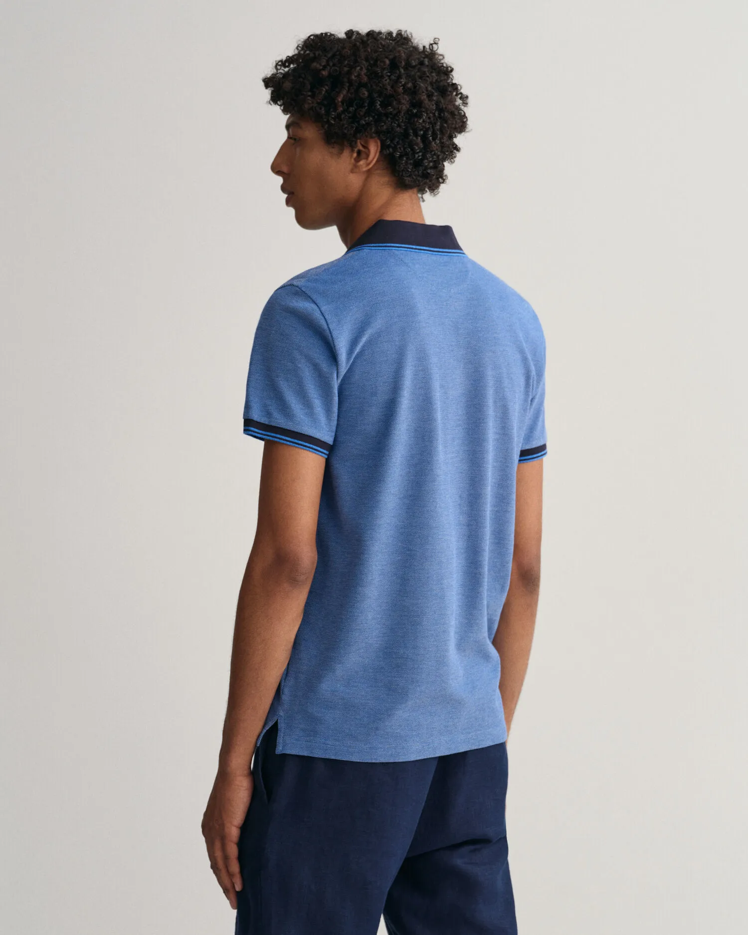 4KLEURIG OXFORD PIQU&EACUTE; POLOSHIRT