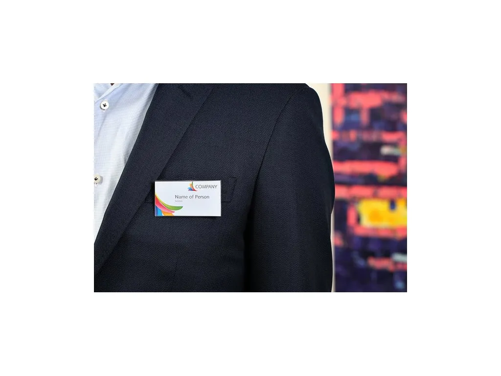 Badge Europel met speld 75x40mm