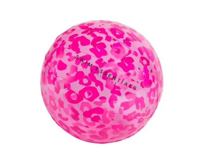 Beachbal neon leopard print