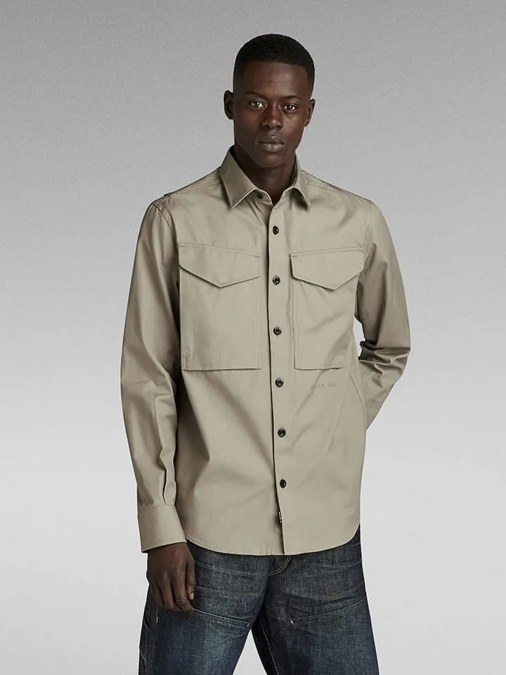 Blouse zandkleurig