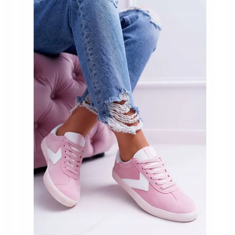 Dames sportschoenen Big Star roze DD274295