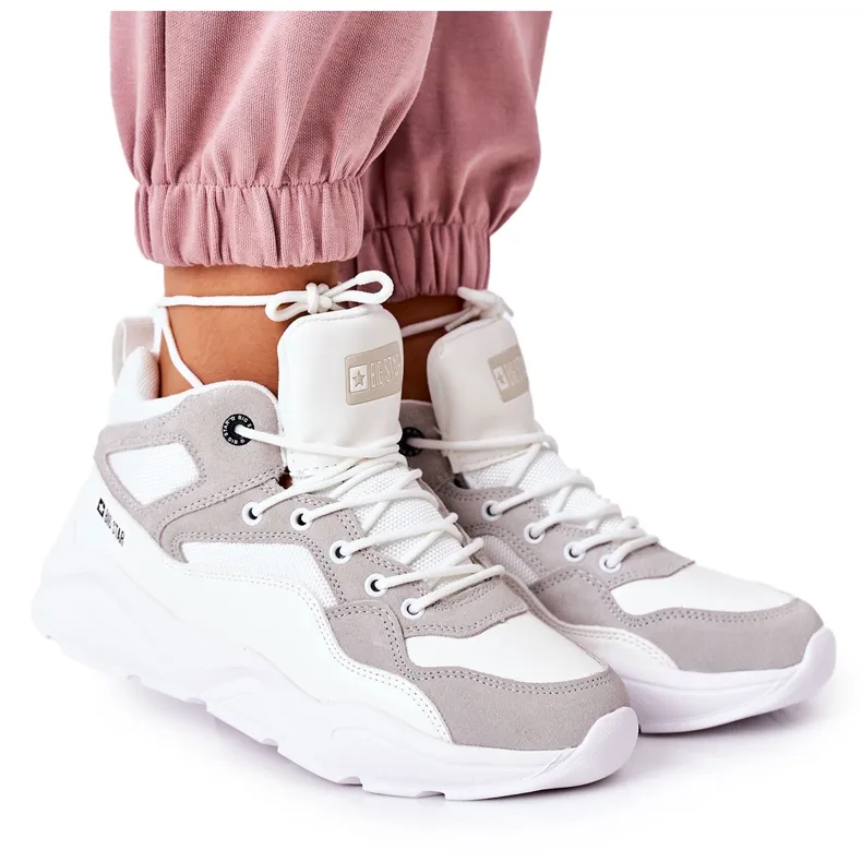 Dames sportschoenen Sneakers Big Star GG274643 Wit