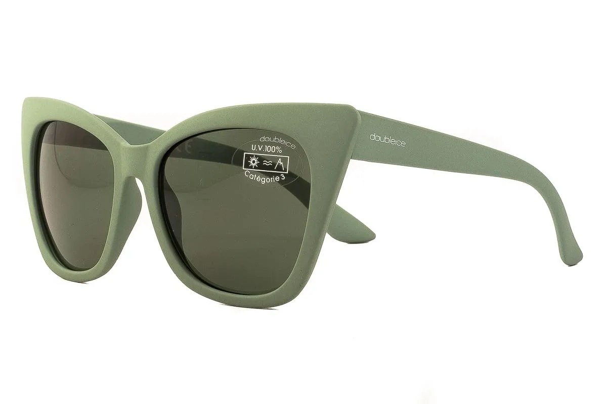 DOUBLEICE Pantera Sage groene zonnebril