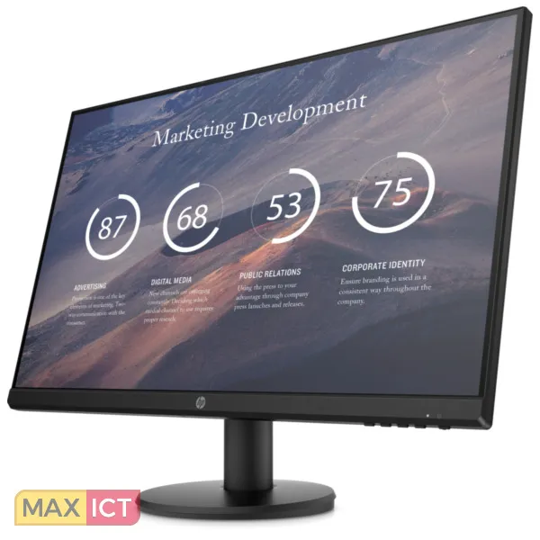 HP P27v G4 Monitor 68,6 cm (27") 1920 x 1080 Pixels Full HD LCD Zwart