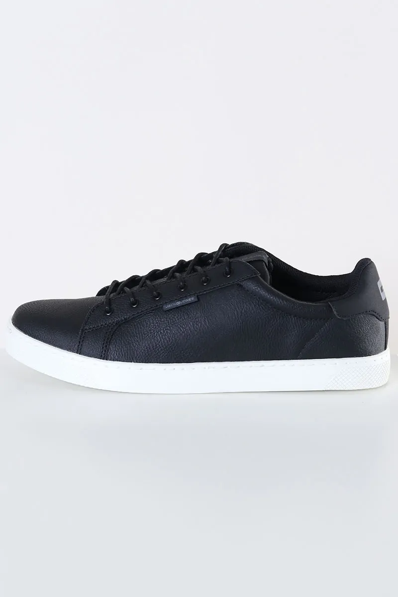   Jack & Jones  Jack and Jones Trent PU Anthracite Sneaker