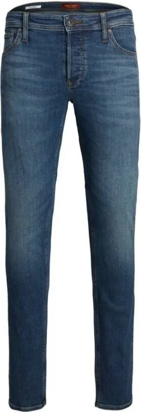 JACK & JONES JEANS INTELLIGENCE slim fit jeans JJIGLENN blue denim