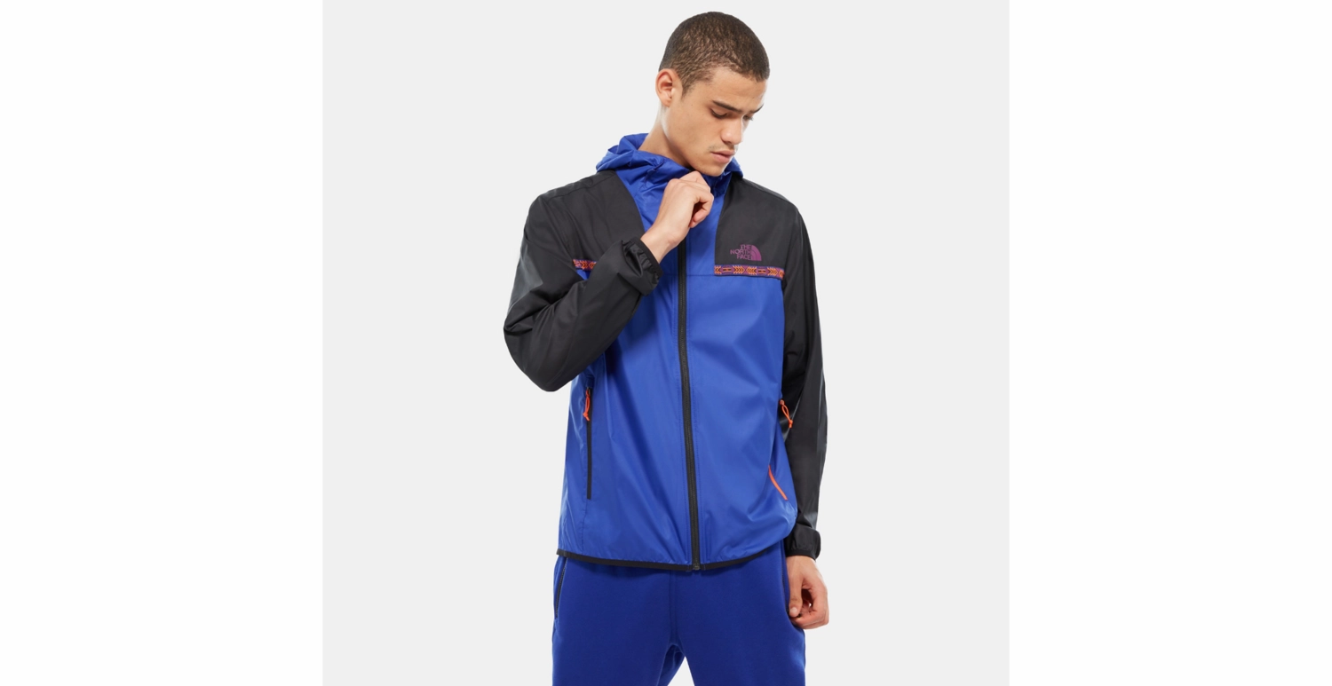 Jas The North Face Men Novelty Cyclone 2.0 Aztec Blue TNF Black