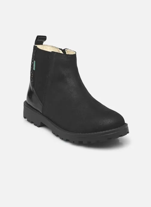      KICKERS GROOFIT  ZWART   
