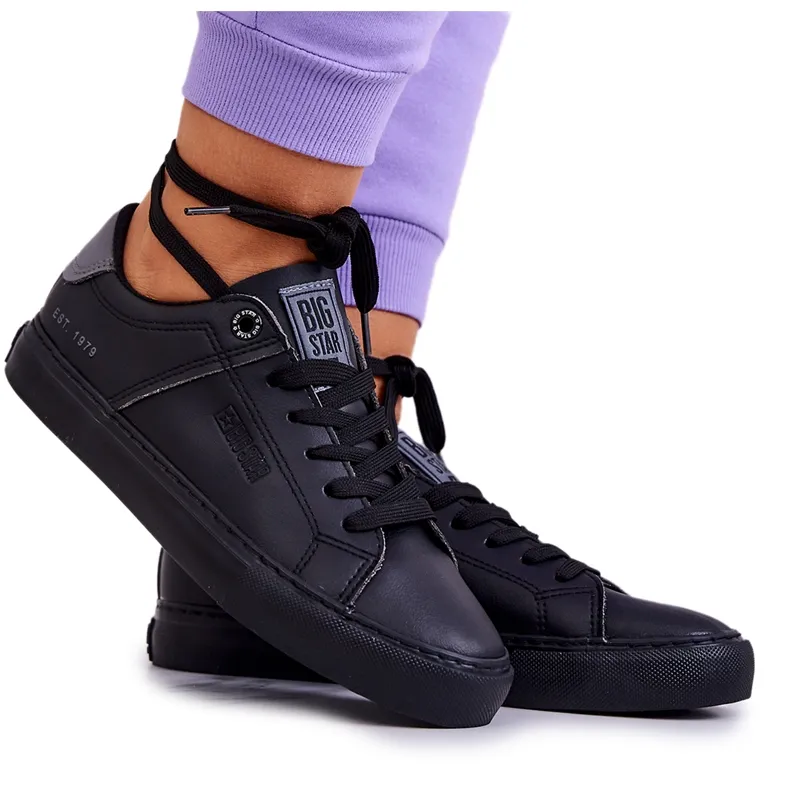 Leren Sneakers Big Star JJ274214 Zwart