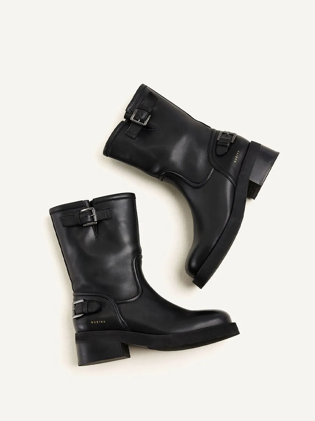 Nubikk Eve leva black leather