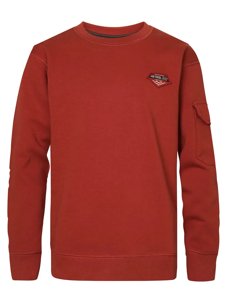 petrol Boys Sweater Round Neck