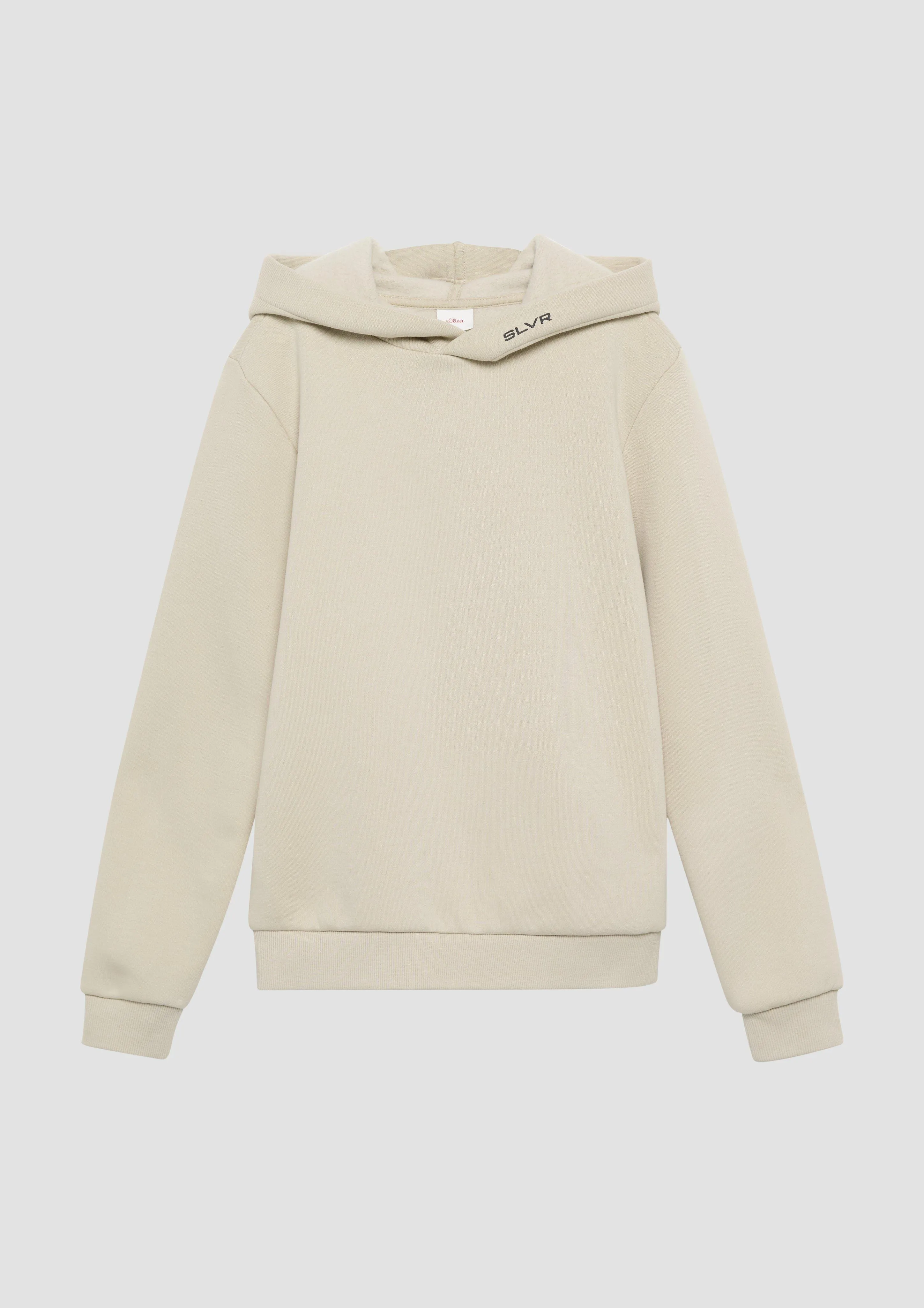 s.Oliver Warme hoodie van zware sweatstof met print op de rug