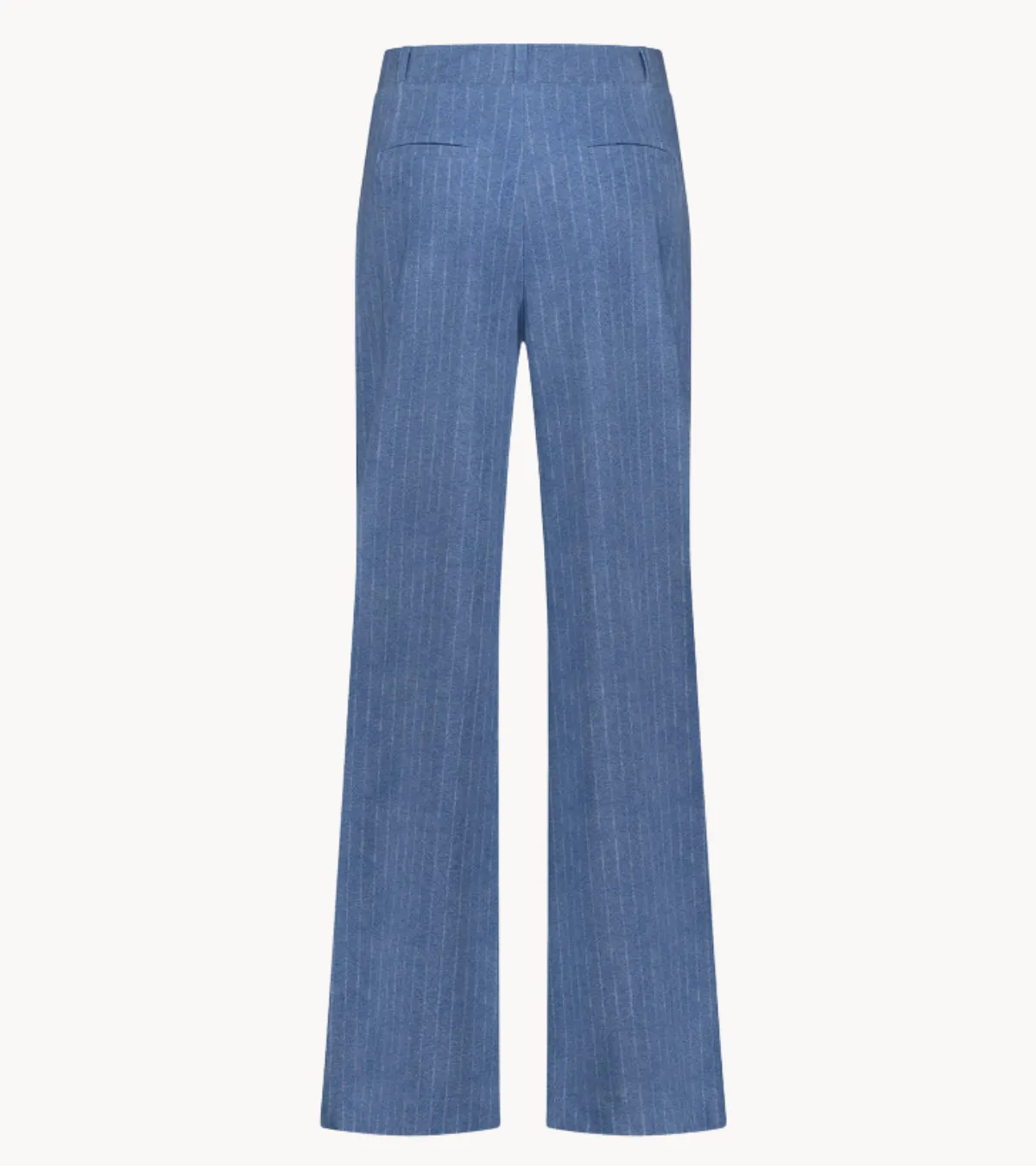 Studio Anneloes Broek Nanet pinstripe trousers denim blue