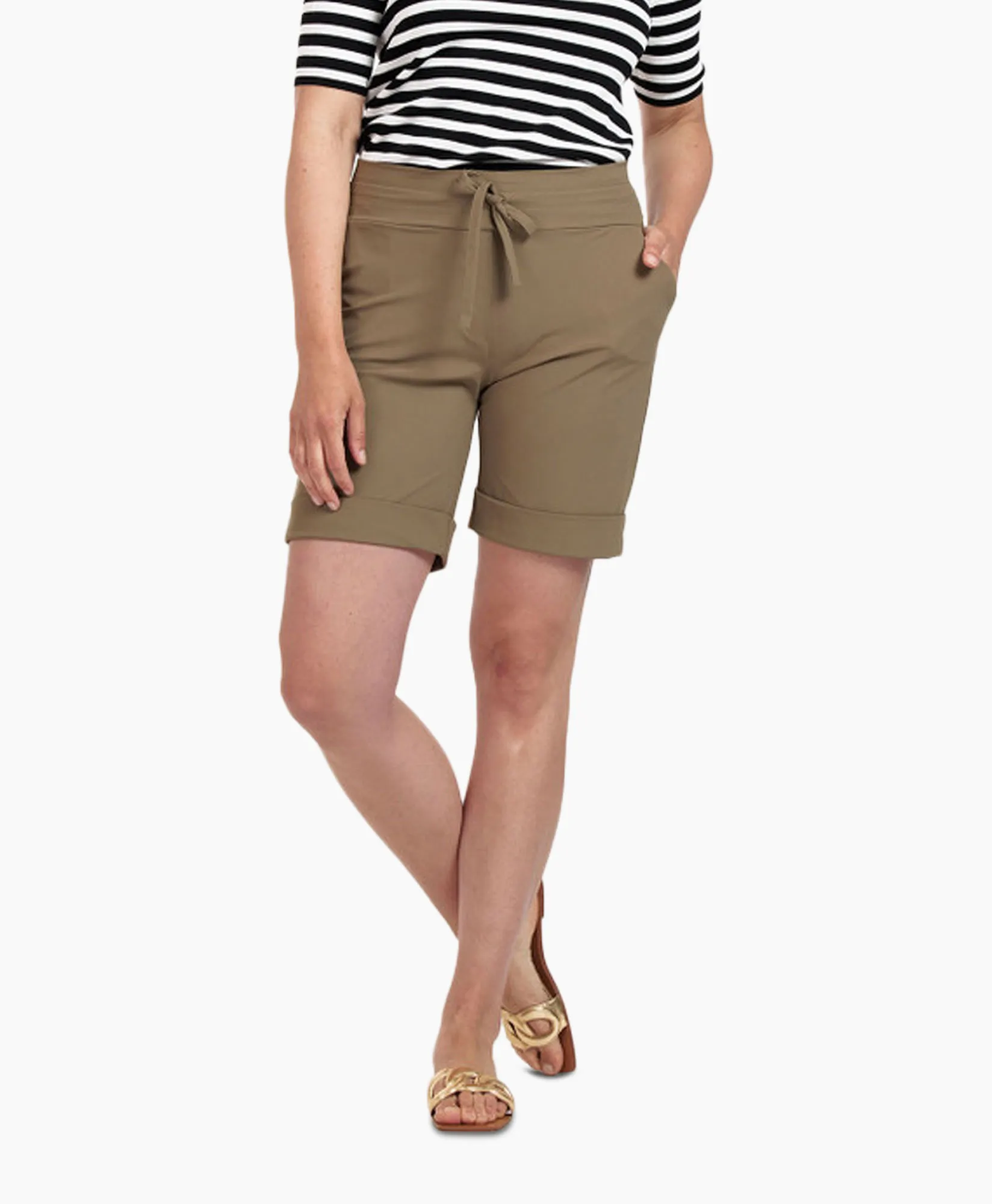 Studio Anneloes Korte Broek City Bermuda Bruin dessin