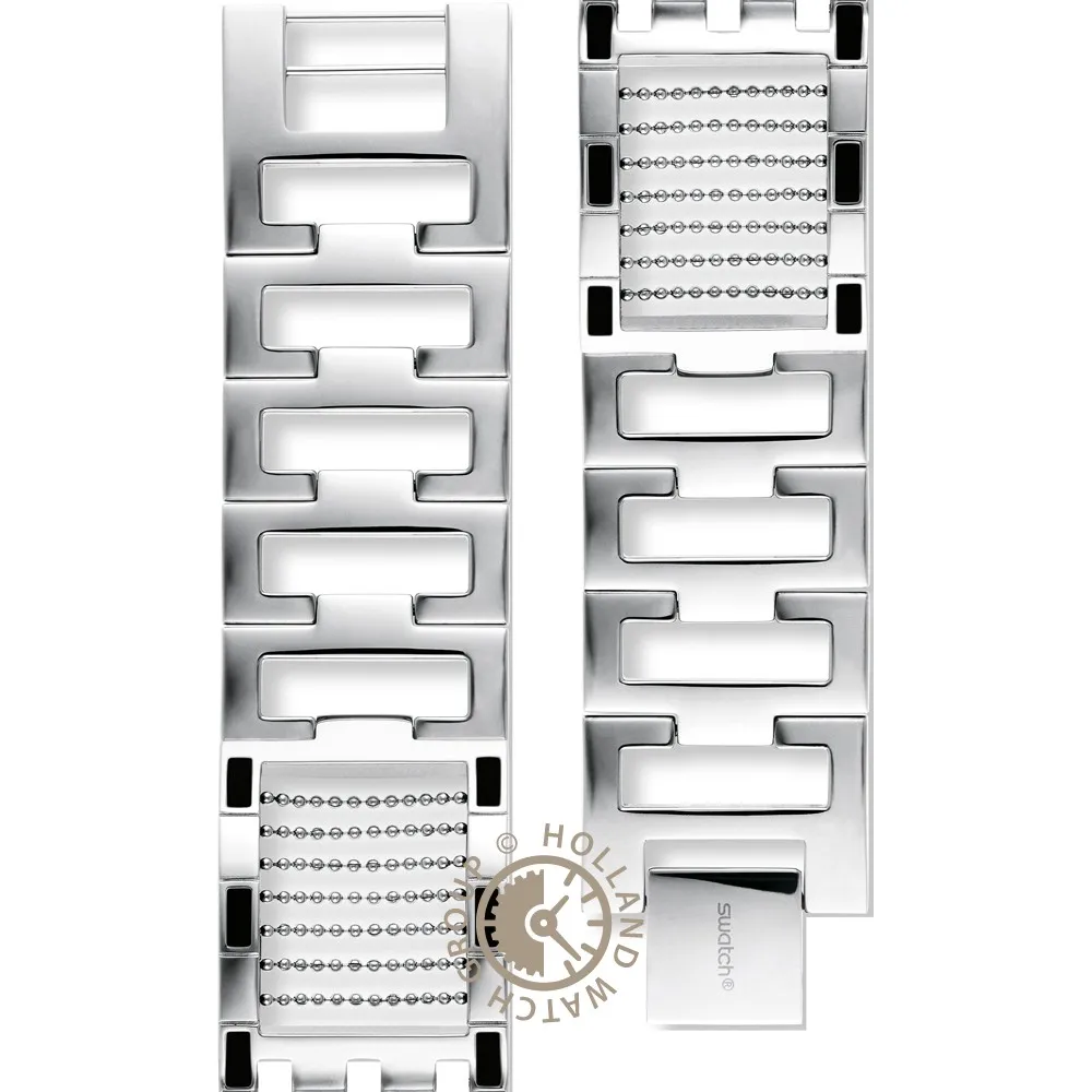 SWATCH PLASTIC  SQUARE SUB 18MM ASUBK152G SUBK152G TOUT A FAIT HORLOGEBAND
