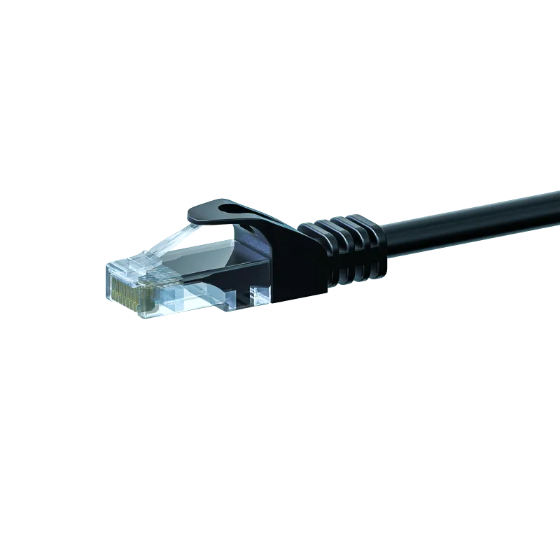 UTP CAT5E PATCHKABEL 2M ZWART  100% KOPER