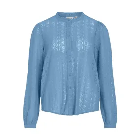 Vila Vichikka lace ls shirt- noos licht