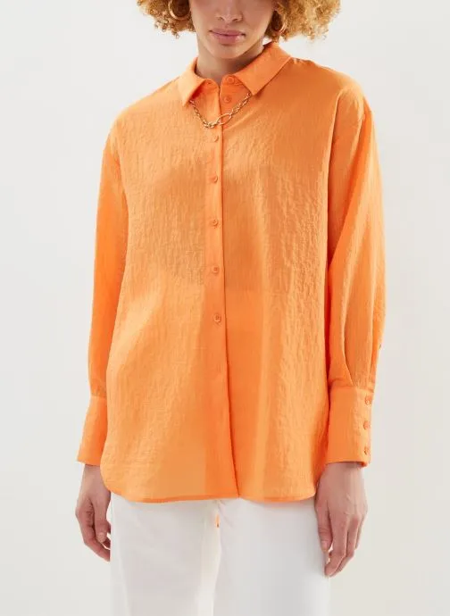      VILA VIVALIA L/S LONG SHIRT/SU  ORANJE   